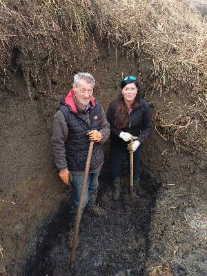 Eisvogelwand abgrabung